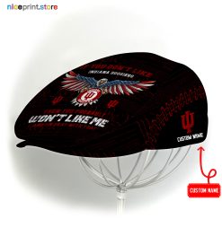 Indiana Hoosiers NCAA2 Jeff Cap, Flat Cap, Driving Cap M59