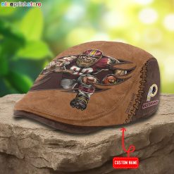 Washington Redskins NFL Jeff Cap, Flat Cap, Driving Cap M62