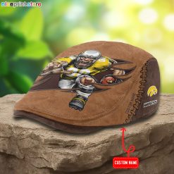 Iowa Hawkeyes NCAA Jeff Cap, Flat Cap, Driving Cap M62