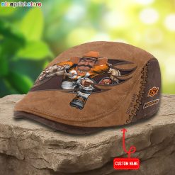 Oklahoma State Cowboys NCAA Jeff Cap, Flat Cap, Driving Cap M62