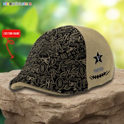 Vanderbilt Commodores NCAA3 Premium Ivy Cap, Flat Cap M07