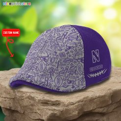 Northwestern Wildcats NCAA4 Premium Ivy Cap, Flat Cap M07