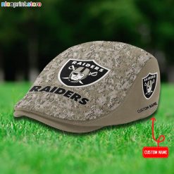 Las Vegas Raiders NFL Flat Cap, Driving Cap, Golf Cap M68