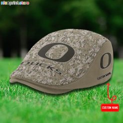 Oregon Ducks NCAA Flat Cap, Driving Cap M68