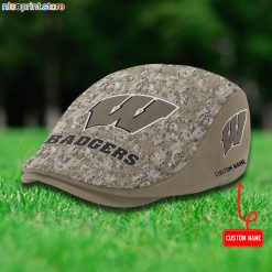 Wisconsin Badgers NCAA Flat Cap, Driving Cap M68