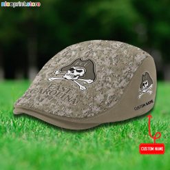 East Carolina Pirates NCAA4 Flat Cap, Driving Cap M68
