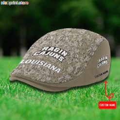 Louisiana Ragin Cajuns NCAA4 Flat Cap, Driving Cap M68