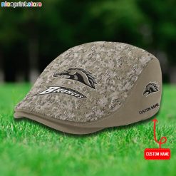 Western Michigan Broncos NCAA4 Flat Cap, Driving Cap M68