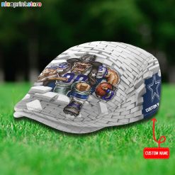 Dallas Cowboys NFL Flat Cap, Driving Cap, Golf Cap M64