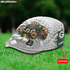Green Bay Packers NFL Flat Cap, Driving Cap, Golf Cap M64