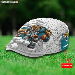 Jacksonville Jaguars NFL Flat Cap, Driving Cap, Golf Cap M64