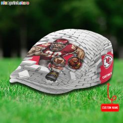 Kansas City Chiefs NFL Flat Cap, Driving Cap, Golf Cap M64