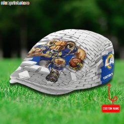 Los Angeles Rams NFL Flat Cap, Driving Cap, Golf Cap M64