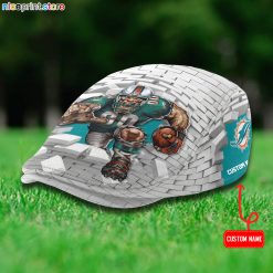 Miami Dolphins NFL Flat Cap, Driving Cap, Golf Cap M64