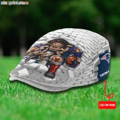 New England Patriots NFL Flat Cap, Driving Cap, Golf Cap M64