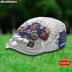New York Giants NFL Flat Cap, Driving Cap, Golf Cap M64