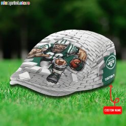 New York Jets NFL Flat Cap, Driving Cap, Golf Cap M64
