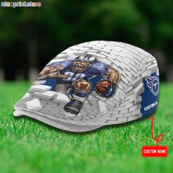 Tennessee Titans NFL Flat Cap, Driving Cap, Golf Cap M64