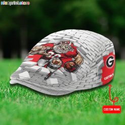 Georgia Bulldogs NCAA Flat Cap, Driving Cap M64