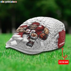 Oklahoma Sooners NCAA Flat Cap, Driving Cap M64