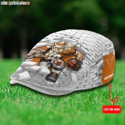 Texas Longhorns NCAA Flat Cap, Driving Cap M64