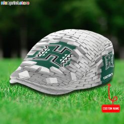 Hawaii Rainbow Warriors NCAA2 Flat Cap, Driving Cap M64