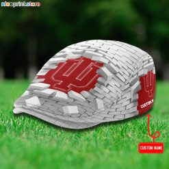 Indiana Hoosiers NCAA2 Flat Cap, Driving Cap M64