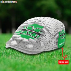 Marshall Thundering Herd NCAA2 Flat Cap, Driving Cap M64