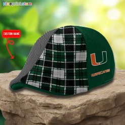 Miami Hurricanes NCAA Ivy Cap, Flat Cap M05
