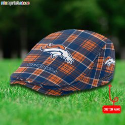 Denver Broncos NFL Flat Cap, Driving Cap, Golf Cap M69