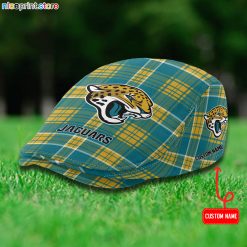 Jacksonville Jaguars NFL Flat Cap, Driving Cap, Golf Cap M69