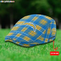 Los Angeles Chargers NFL Flat Cap, Driving Cap, Golf Cap M69