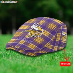 Minnesota Vikings NFL Flat Cap, Driving Cap, Golf Cap M69