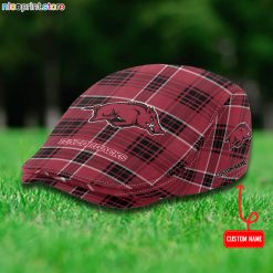 Arkansas Razorbacks NCAA Flat Cap, Driving Cap M69