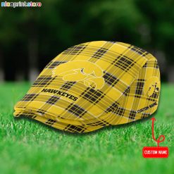Iowa Hawkeyes NCAA Flat Cap, Driving Cap M69
