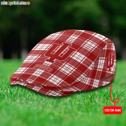 Indiana Hoosiers NCAA2 Flat Cap, Driving Cap M69
