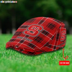 NC State Wolfpack NCAA2 Flat Cap, Driving Cap M69