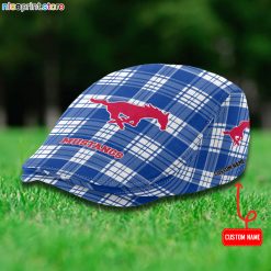 SMU Mustangs NCAA2 Flat Cap, Driving Cap M69