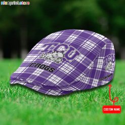 TCU Horned Frogs NCAA2 Flat Cap, Driving Cap M69
