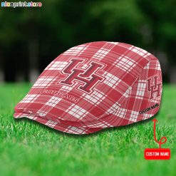 Houston Cougars NCAA3 Flat Cap, Driving Cap M69