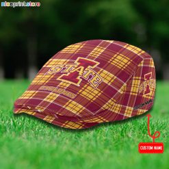 Iowa State Cyclones NCAA3 Flat Cap, Driving Cap M69