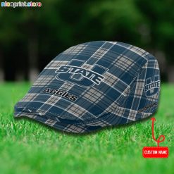 Utah State Aggies NCAA3 Flat Cap, Driving Cap M69