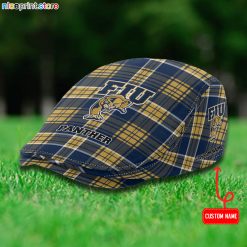 Fiu Golden Panthers NCAA4 Flat Cap, Driving Cap M69