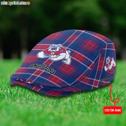 Fresno State Bulldogs NCAA4 Flat Cap, Driving Cap M69