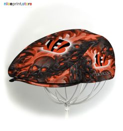 Cincinnati Bengals NFL Flat Cap, Driving Cap, Golf Cap M66