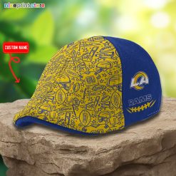 Los Angeles Rams NFL Ivy Cap, Flat Cap M07