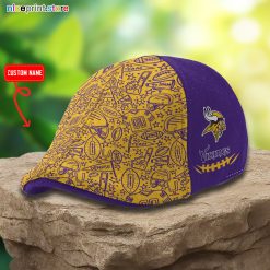 Minnesota Vikings NFL Ivy Cap, Flat Cap M07
