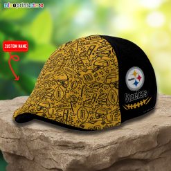 Pittsburgh Steelers NFL Ivy Cap, Flat Cap M07