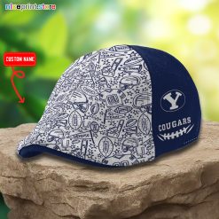BYU Cougars NCAA Premium Ivy Cap, Flat Cap M07