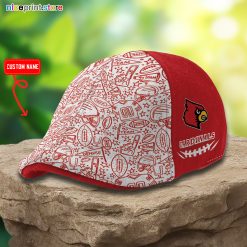 Louisville Cardinals NCAA Premium Ivy Cap, Flat Cap M07